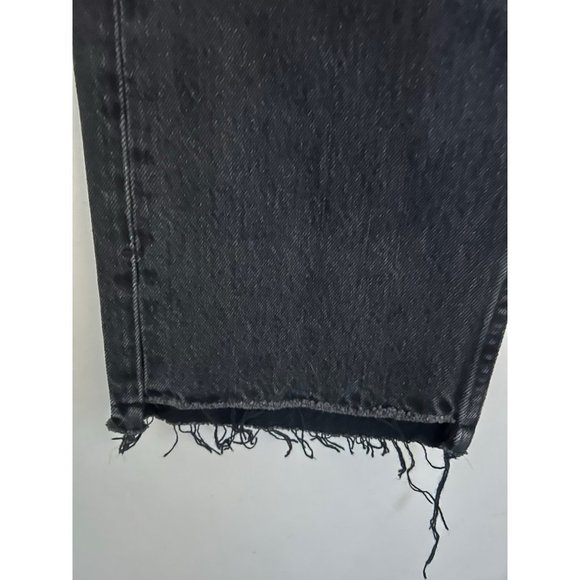 Moussy Vintage Detroit Wide Straight Leg Black Jeans NWT Size 27 - Picture 11 of 15